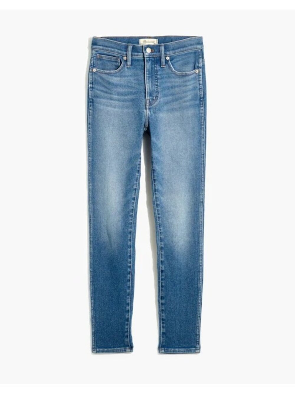 Madewell 10" High-Rise Skinny Jeans In Light Wash Size 25